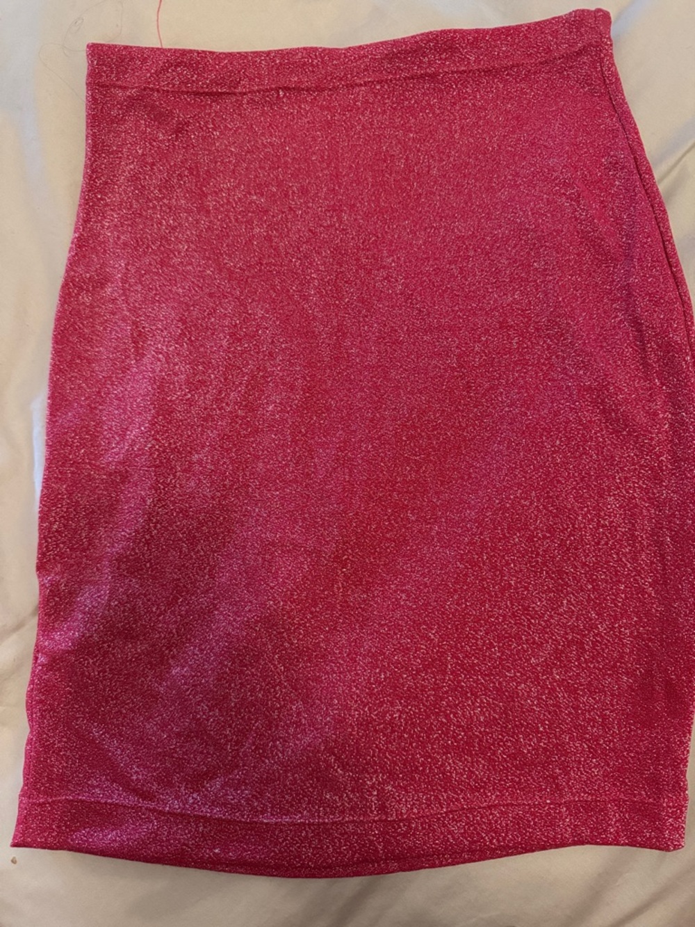 Sparkle Pink Stretch beach skirt